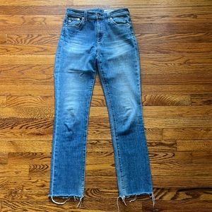 AG Adriano Goldschmied Denim high-rise straight jean